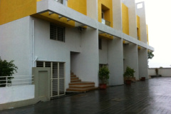 Front view of entrance of Prime Villas